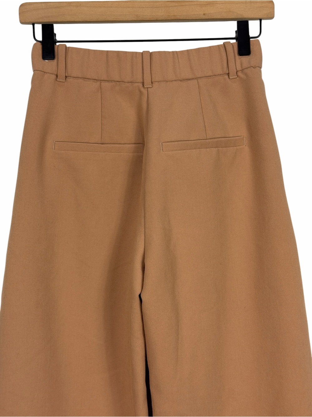 Abercrombie & Fitch Sloane Wide Leg Pants High Rise Tan Size 0XS - Picture 6 of 8